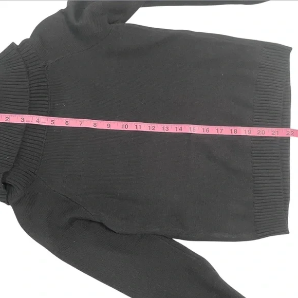 Aeropostale Black Cowl Neck Knit Sweater - Picture 10 of 11